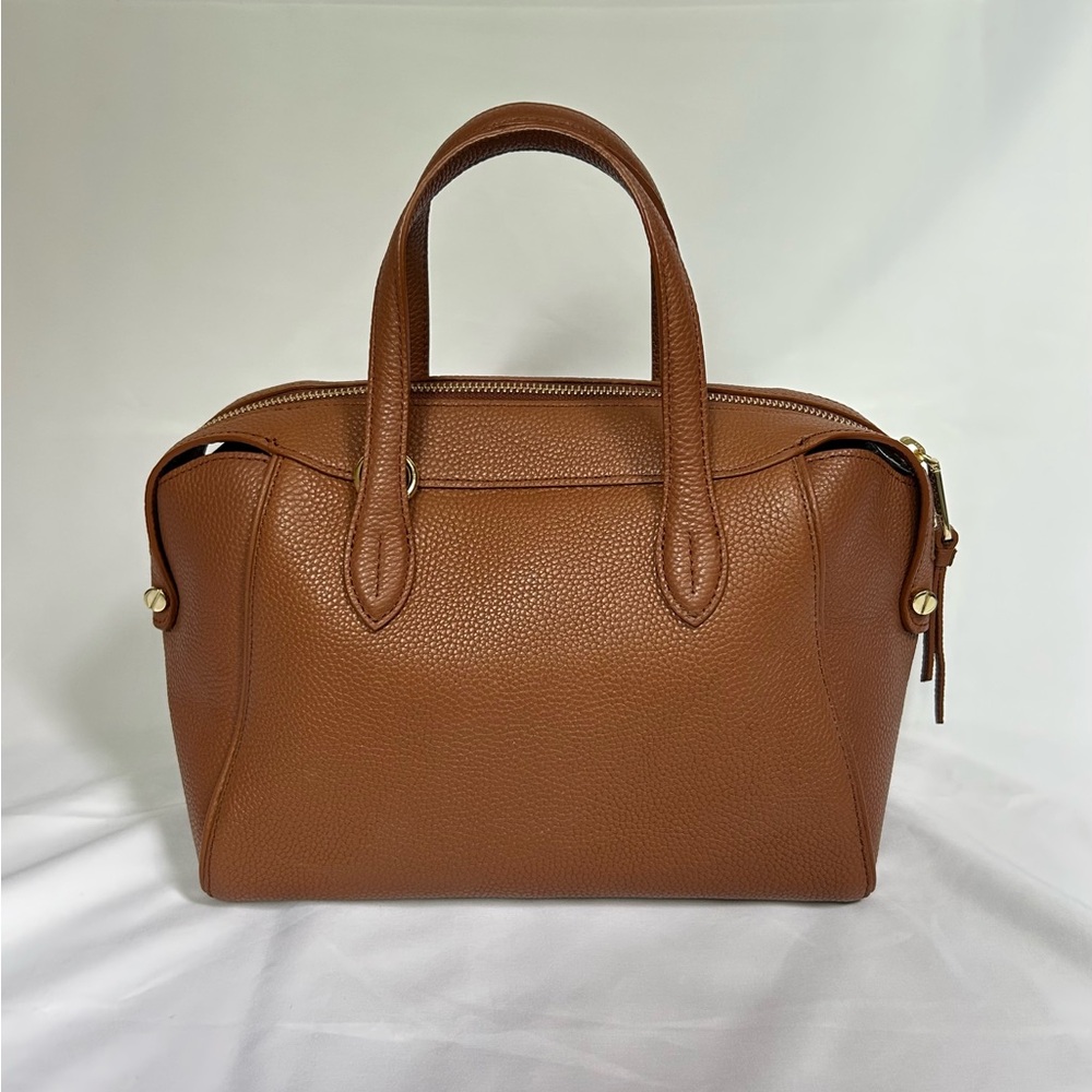 Pebbled Leather Satchel